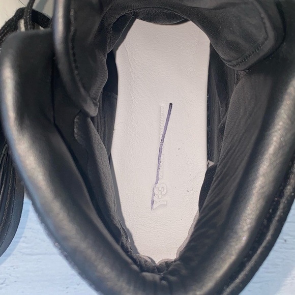 Authentic New w Tags | Size 7 1/2 - Adidas Y-3 Forum High OG Triple Black 2021 - Picture 8 of 11